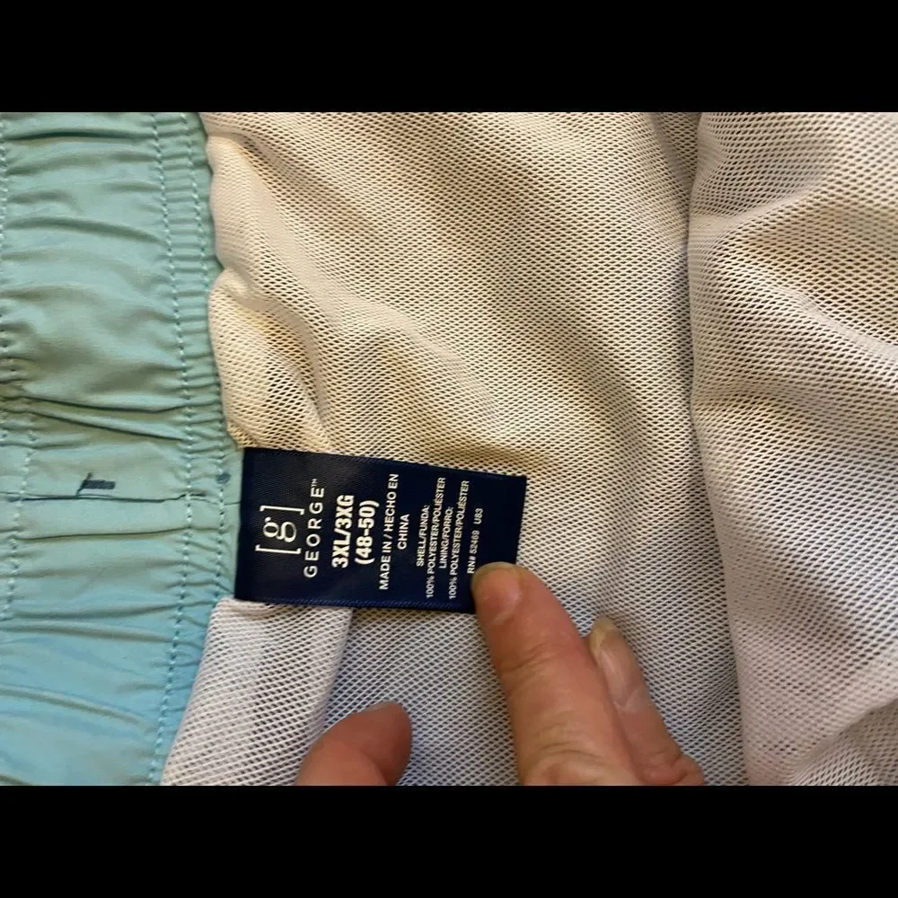 New George swim‎ trunks 3x blue 48-50